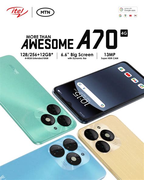 Itel A70 Smartphone .